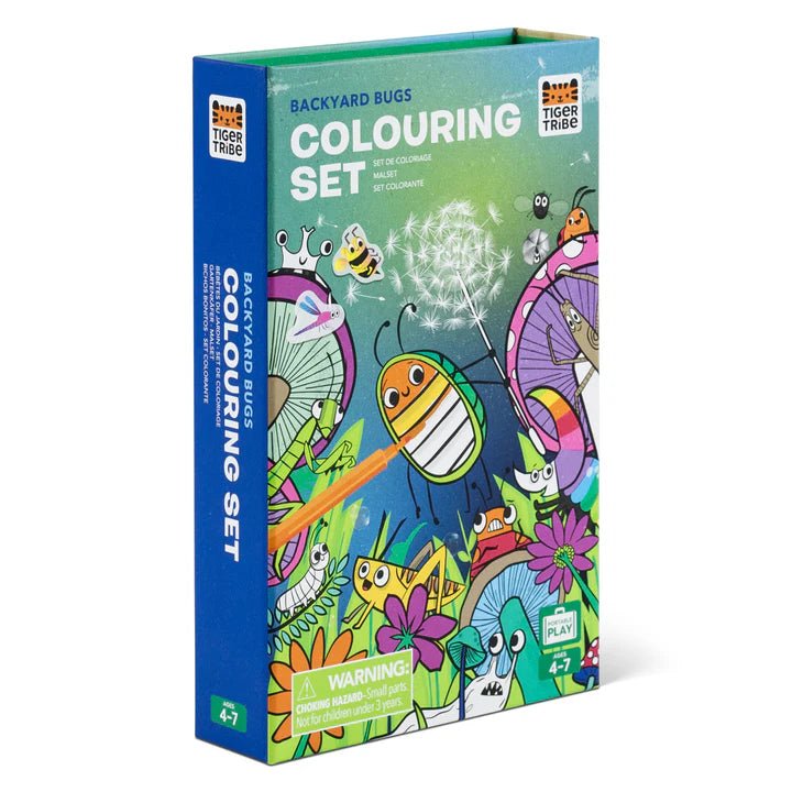 Backyard Bugs Colouring Set by Tiger Tribe - Timeless Toys