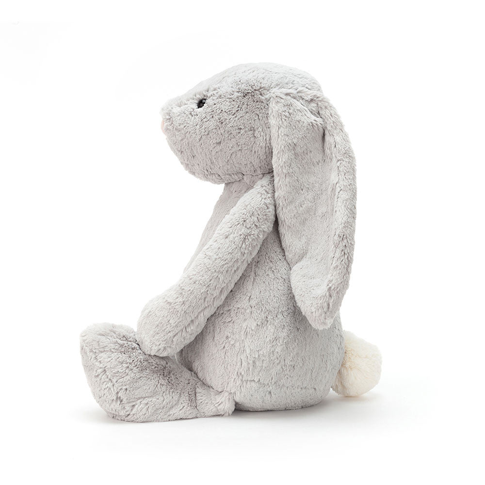 Bashful Silver Bunny Really Big (67cm tall) by Jellycat - Timeless Toys