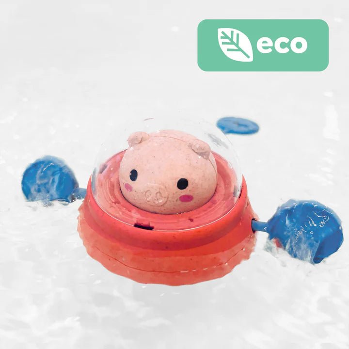 Bath Paddle Ship - Space Piggy by Tiger Tribe - Timeless Toys