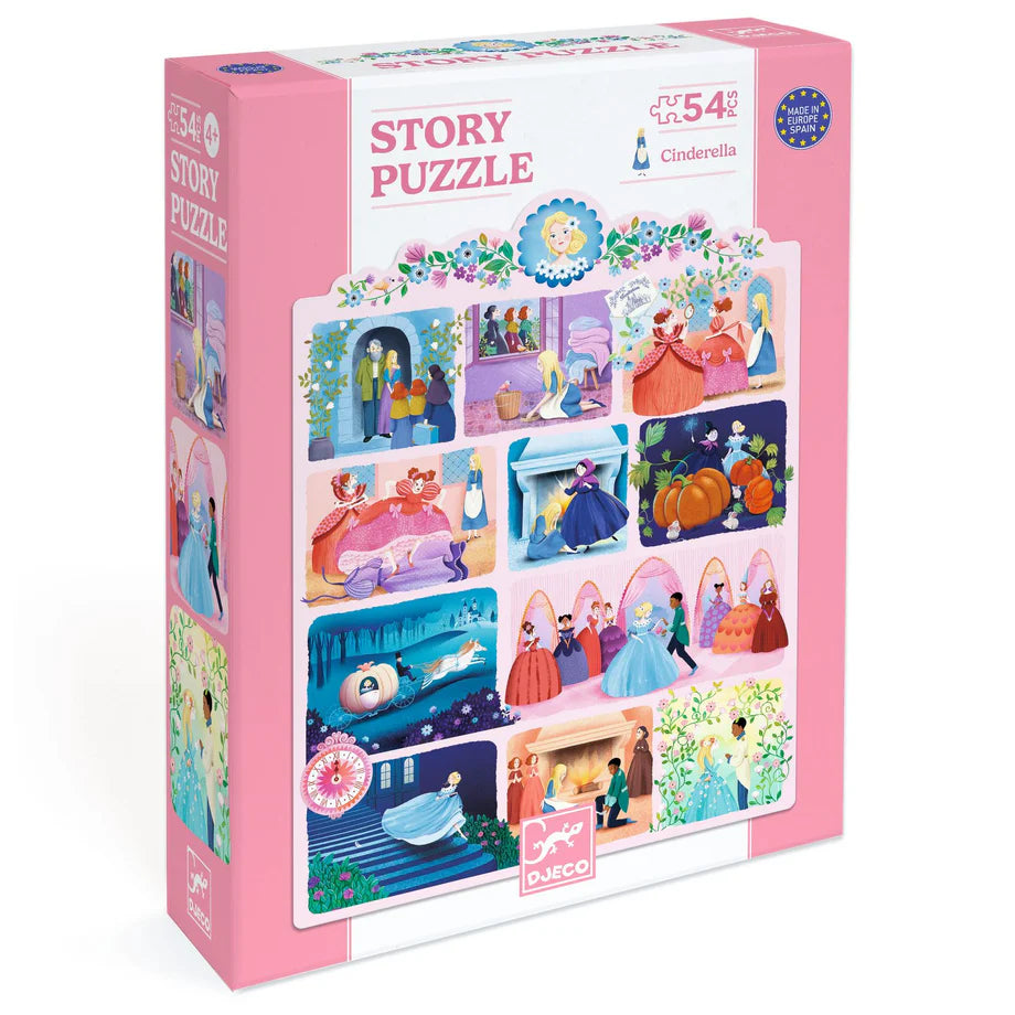 Cinderella - 54pc Story Puzzle by Djeco