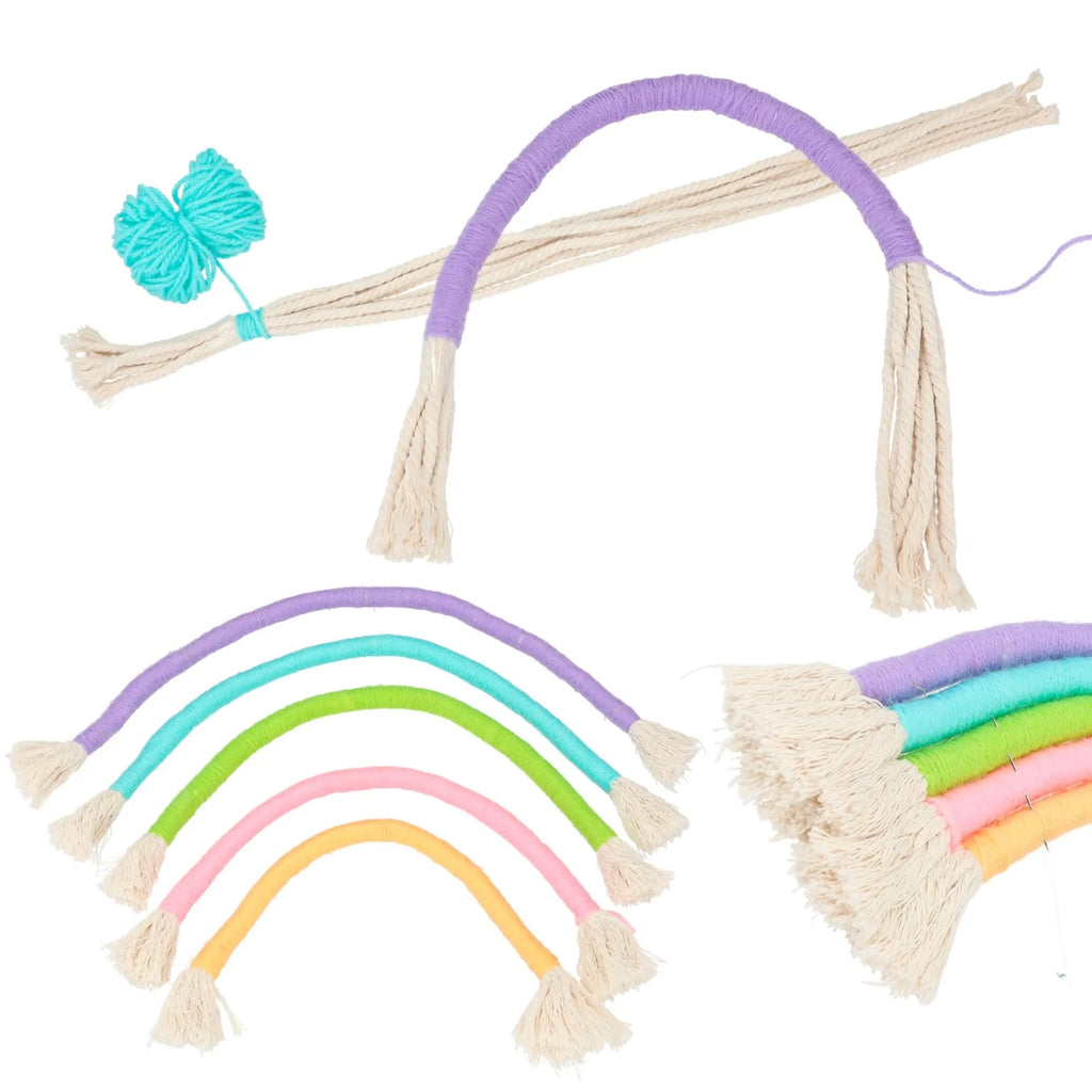 Top Model Ylvi DIY Rainbow Macrame Craft Set - 6yrs+