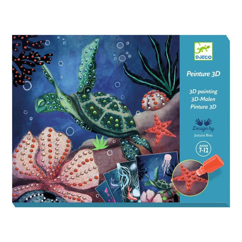 Djeco 3D Painting Set - Abysses - 7 - 12yrs - Timeless Toys