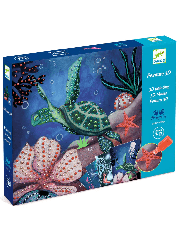 Djeco 3D Painting Set - Abysses - 7 - 12yrs - Timeless Toys