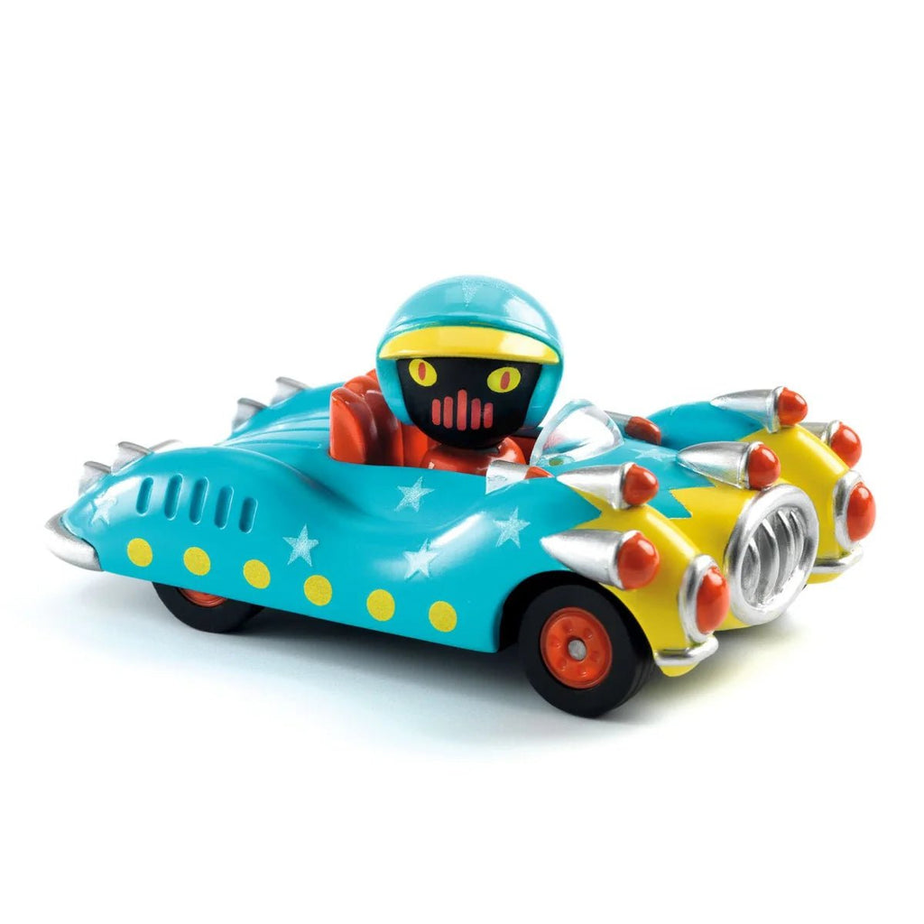 Djeco Crazy Motors - Blue Gun car - Timeless Toys