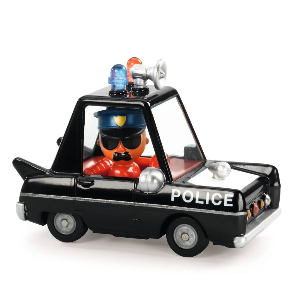 Djeco Crazy Motors - Hurry Police car - Timeless Toys