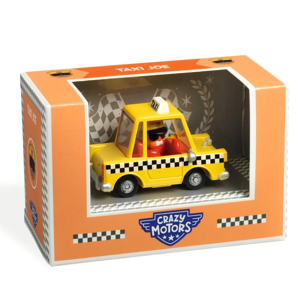 Djeco Crazy Motors - Taxi Joe - Timeless Toys