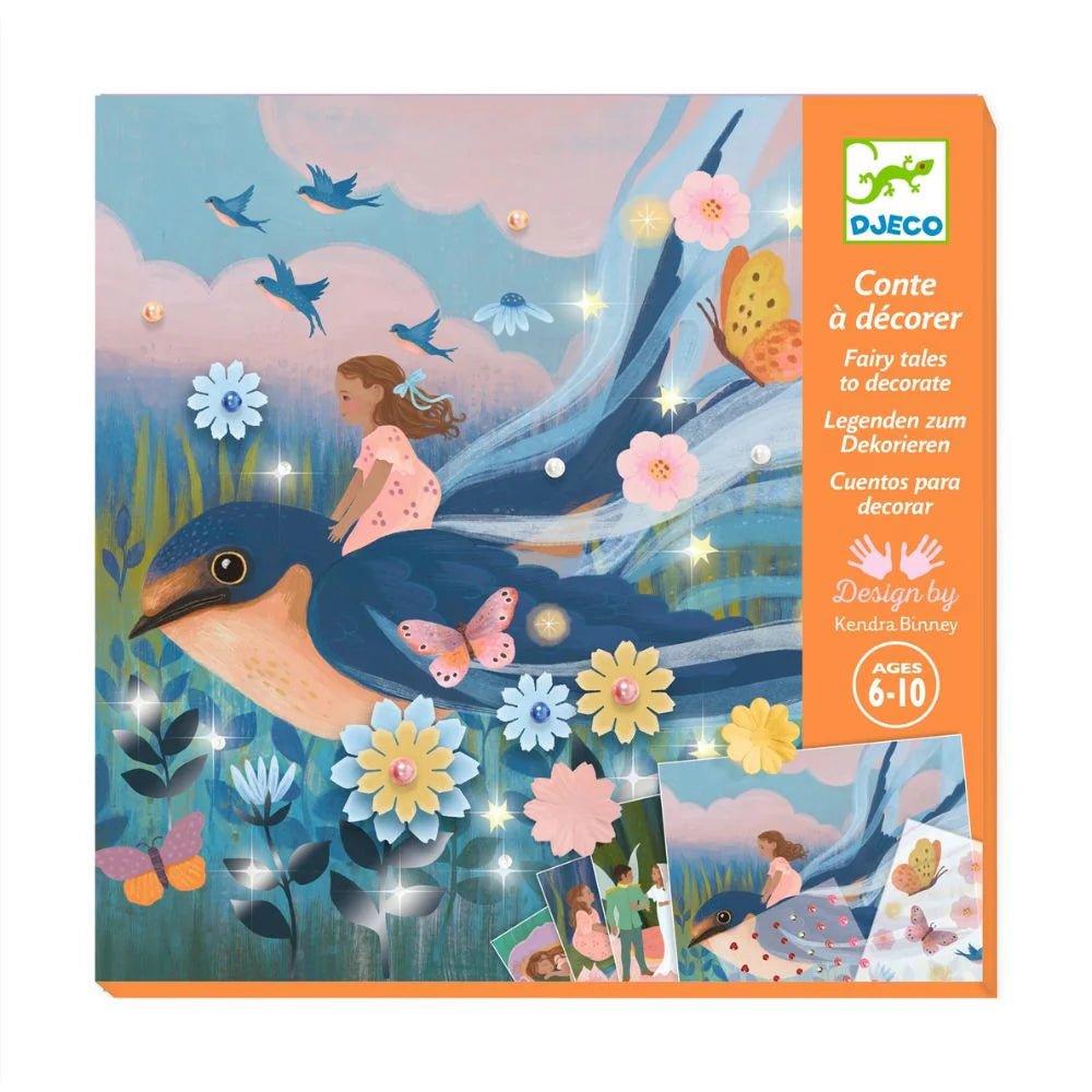 Djeco Fairy Tales to Decorate - Thumbelina - Timeless Toys