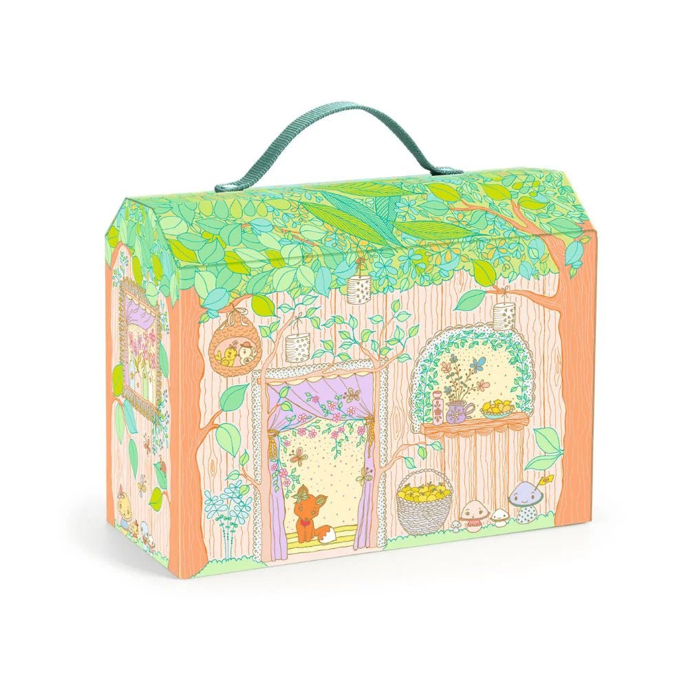 Djeco Tinyly - Sylvia and Fox's House in the Forest - Timeless Toys