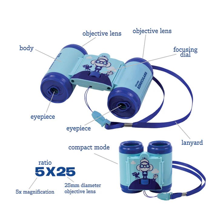 Explorer Binoculars by Tiger Tribe (3 - 7yrs) - Timeless Toys