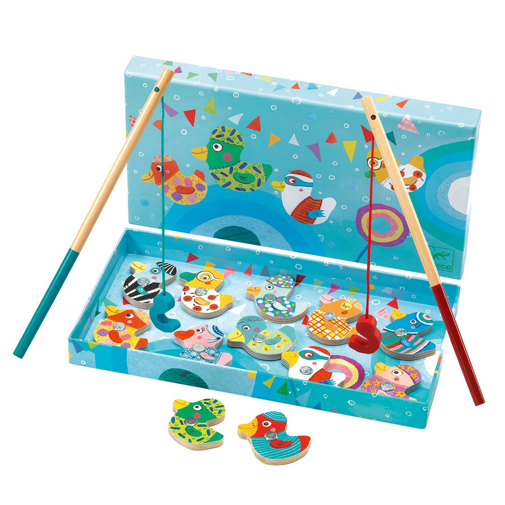 Fishing Ducks - Magnetic Fishing Game by Djeco - Timeless Toys