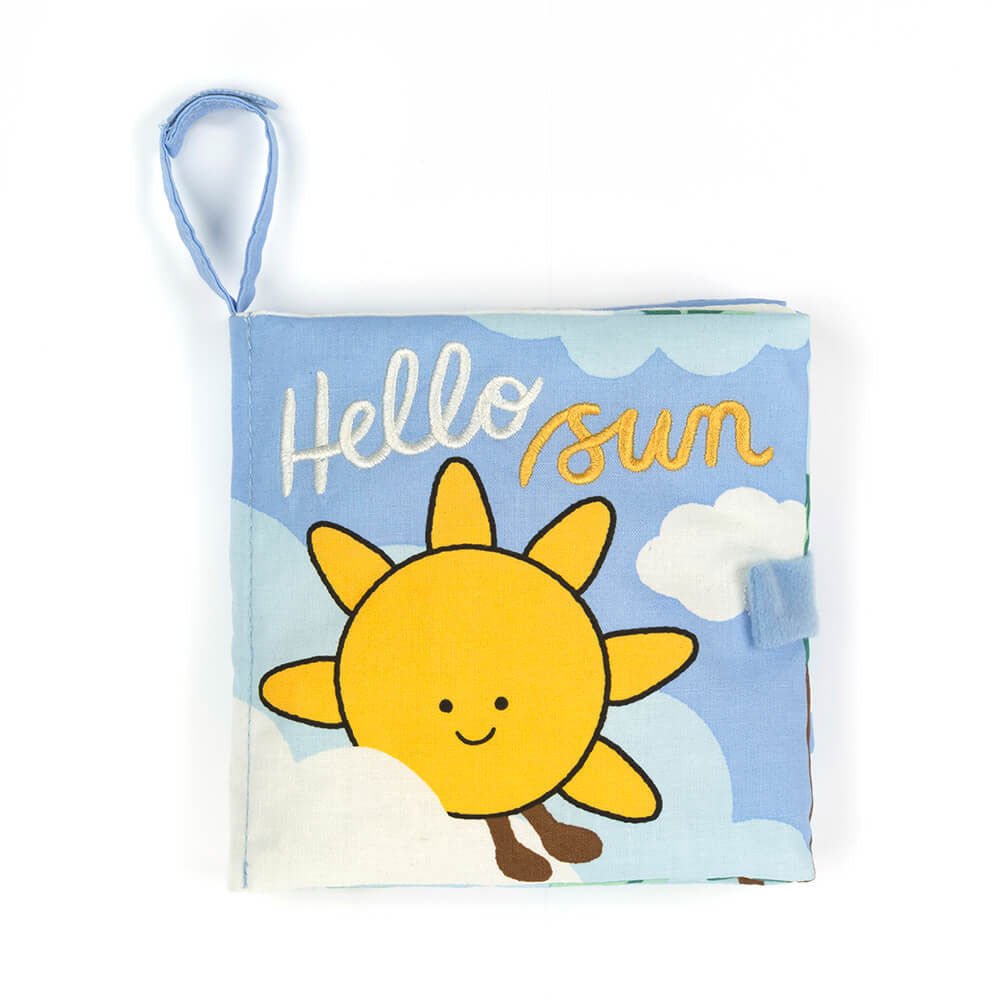 Hello Sun Fabric Activity Book by Jellycat - Timeless Toys