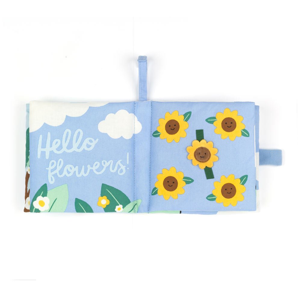 Hello Sun Fabric Activity Book by Jellycat - Timeless Toys