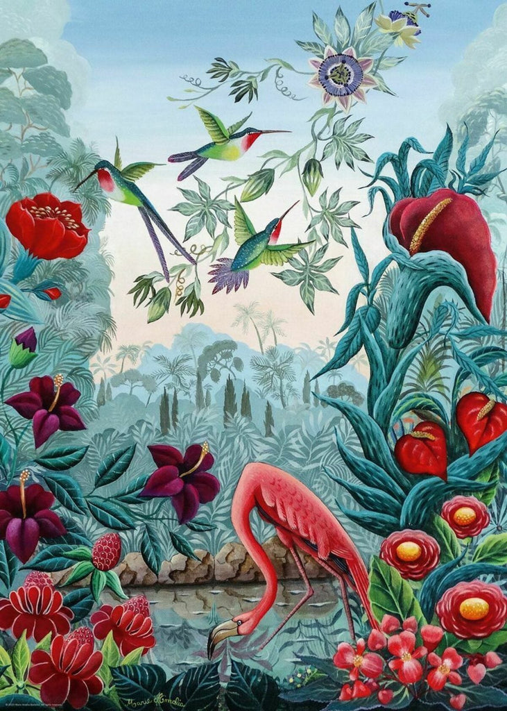 Heye: Exotic Garden - Bird Paradise 1000pc puzzle (Marie Amalia Bartolini) - Timeless Toys