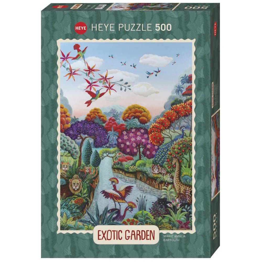 Heye: Exotic Garden - Plant Paradise 500pc puzzle (Marie Amalia Bartolini) - Timeless Toys