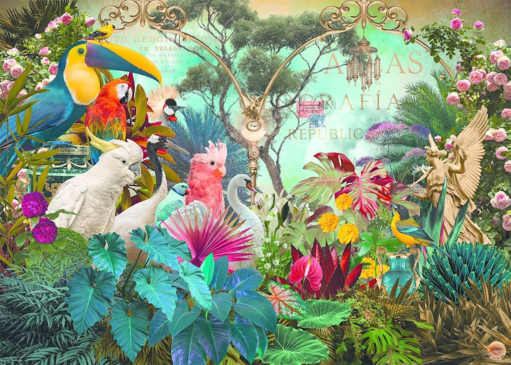 Heye: Fauna Fantasies - Birdiversity 1000pc puzzle (Andre Sanchez) - Timeless Toys