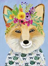 Heye: Floral Fantasies - Friendly Fox 1000pc puzzle (Mia Charro) - Timeless Toys