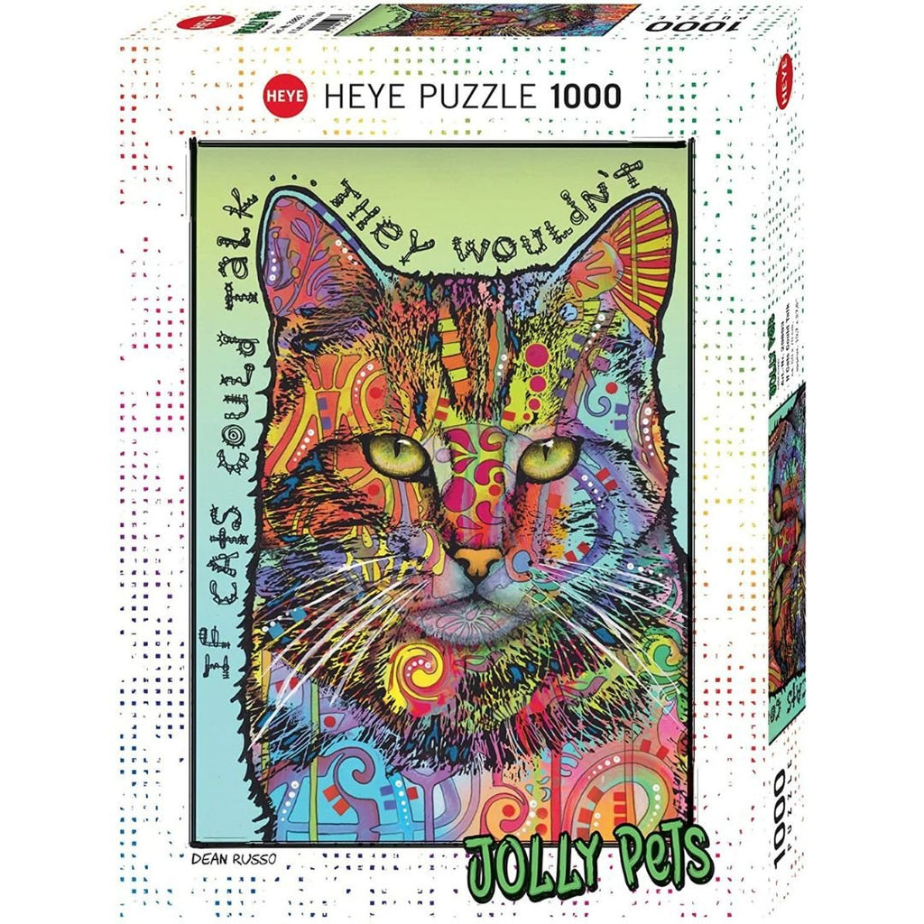 Heye: Jolly Pets - If Cat Could Talk 1000pc puzzle (Dean Russo) - Timeless Toys