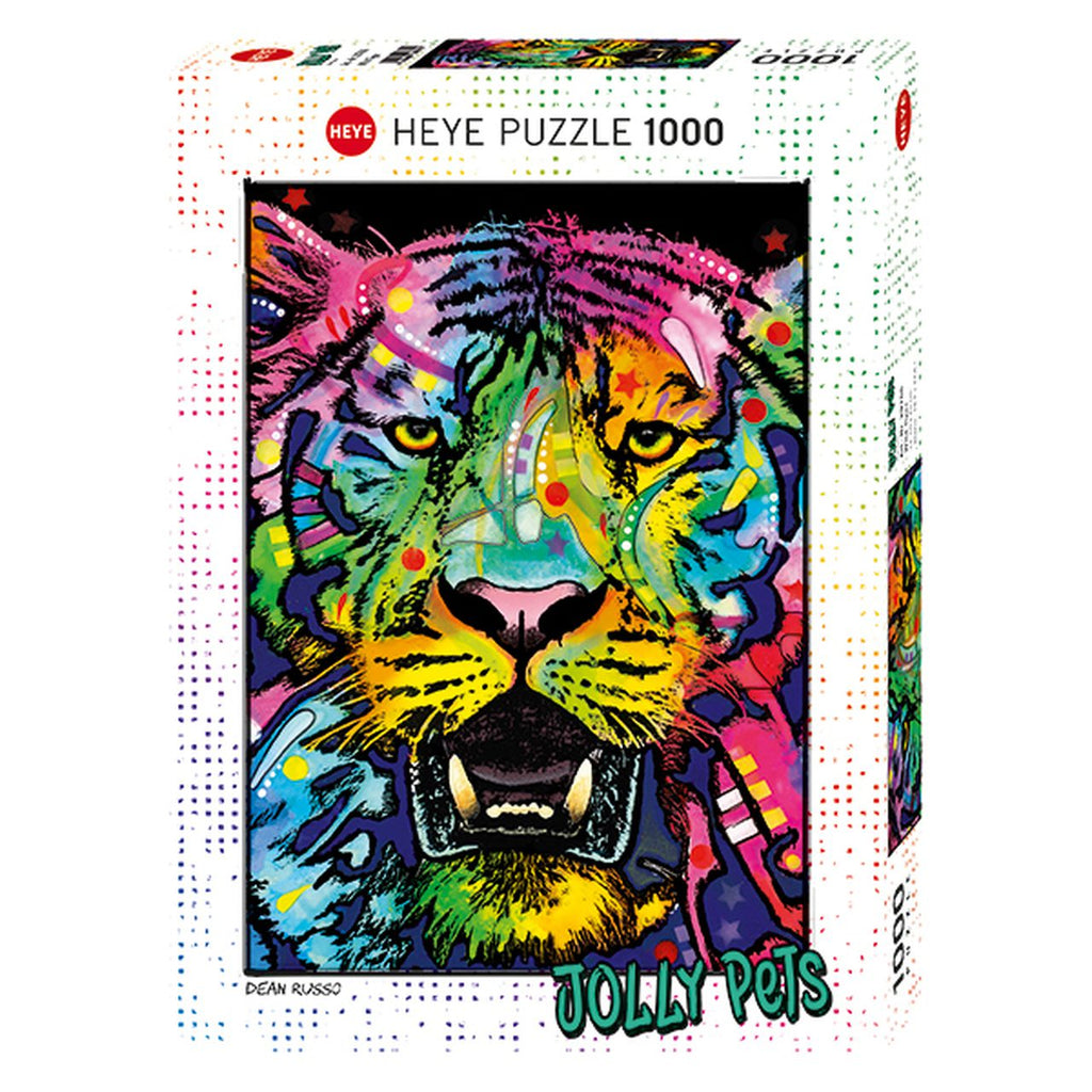 Heye: Jolly Pets - Wild Tiger 1000pc puzzle (Dean Russo) - Timeless Toys