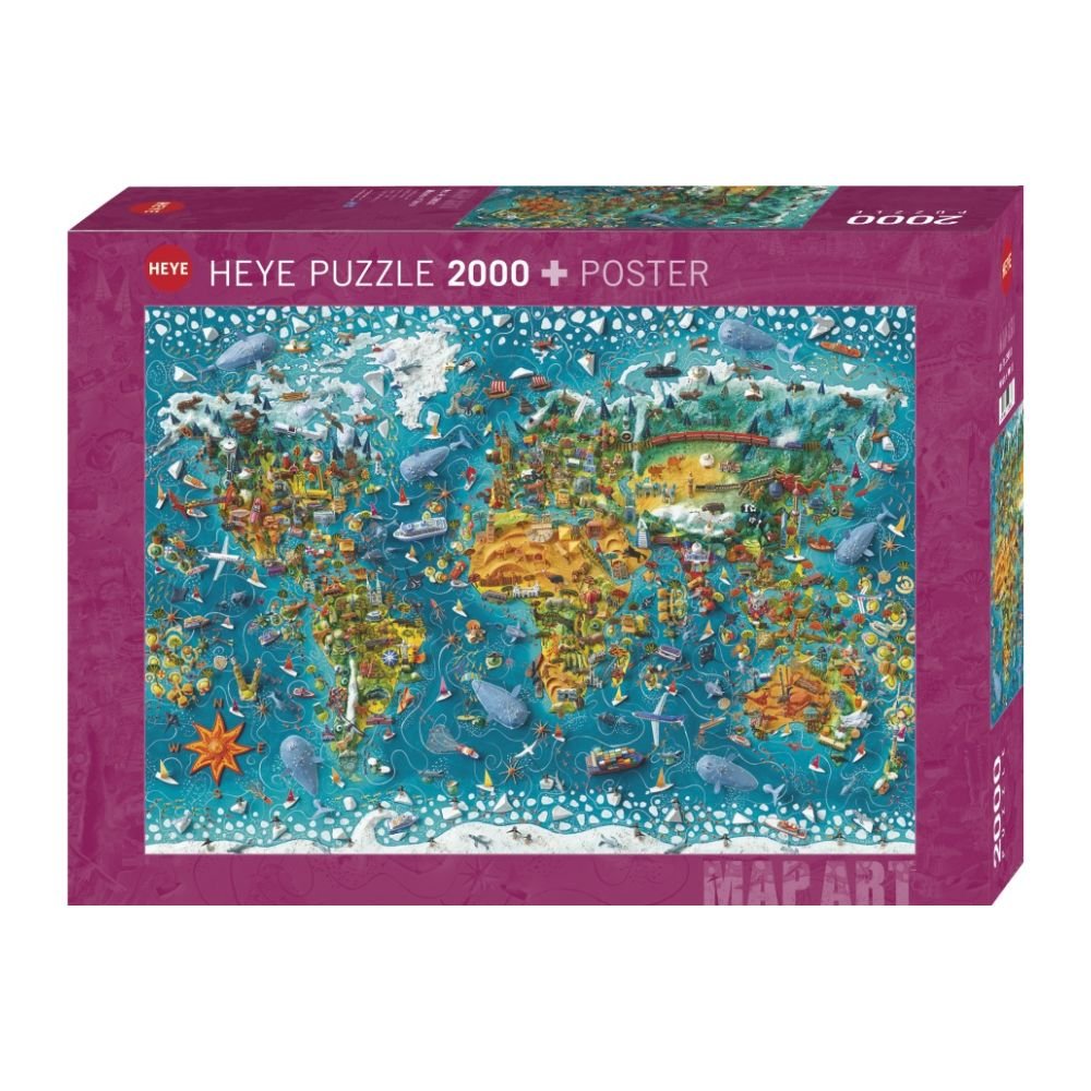 Heye: Miniature World 2000pc puzzle (Sara Drake) - Timeless Toys