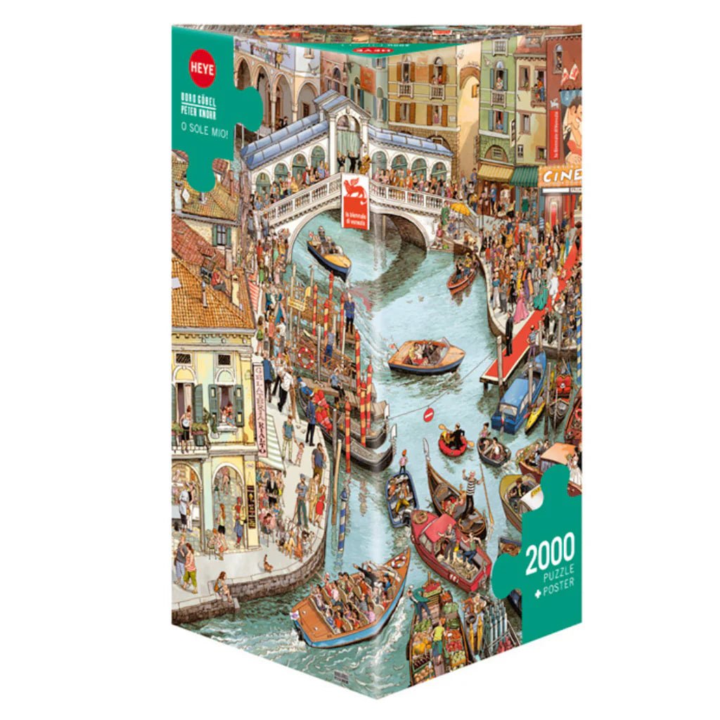 Heye: O Sole Mio! - 2000pc cartoon puzzle (Gõbel and Knorr) - Timeless Toys