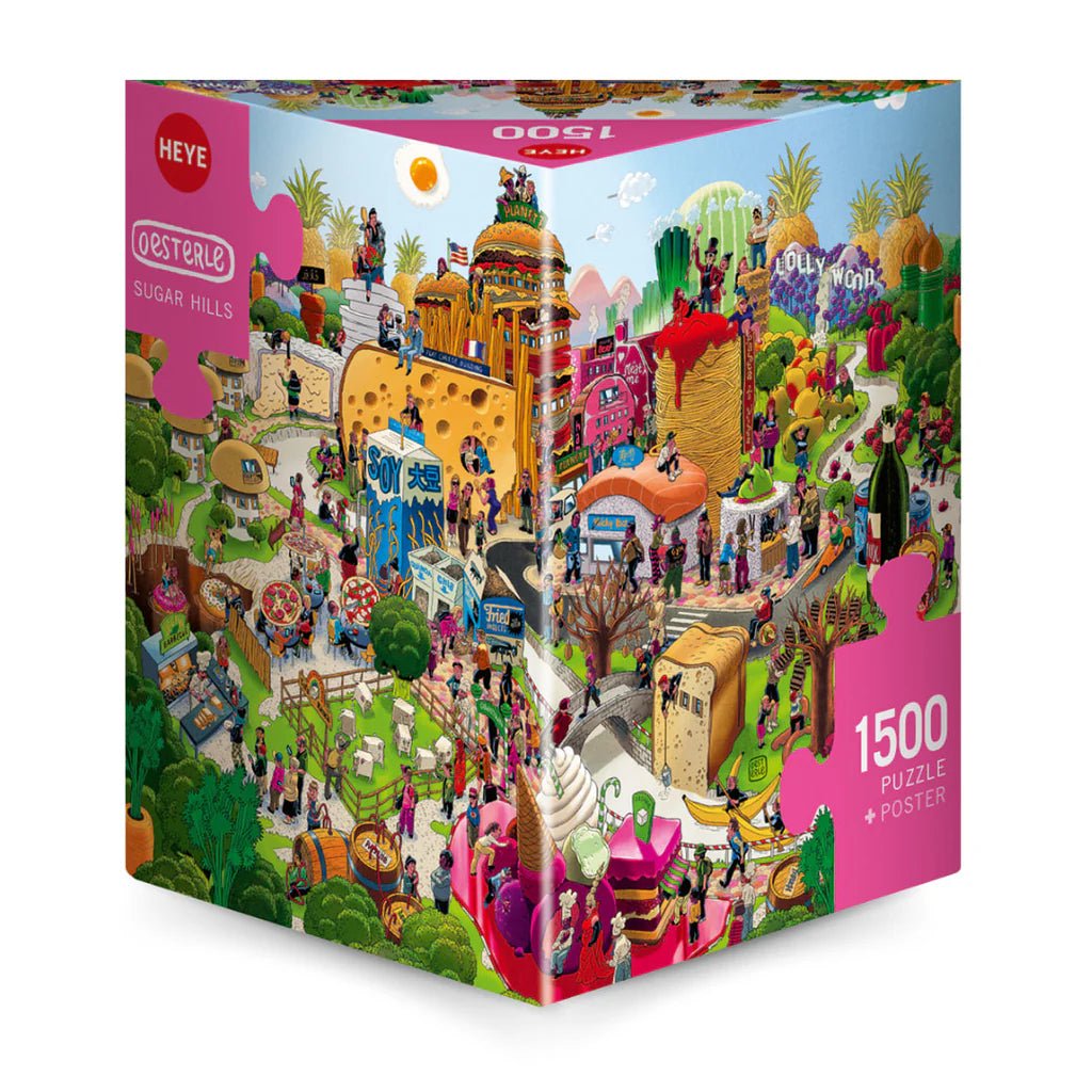 Heye: Sugar Hills 1500pc cartoon puzzle (Uli Oesterle) - Timeless Toys