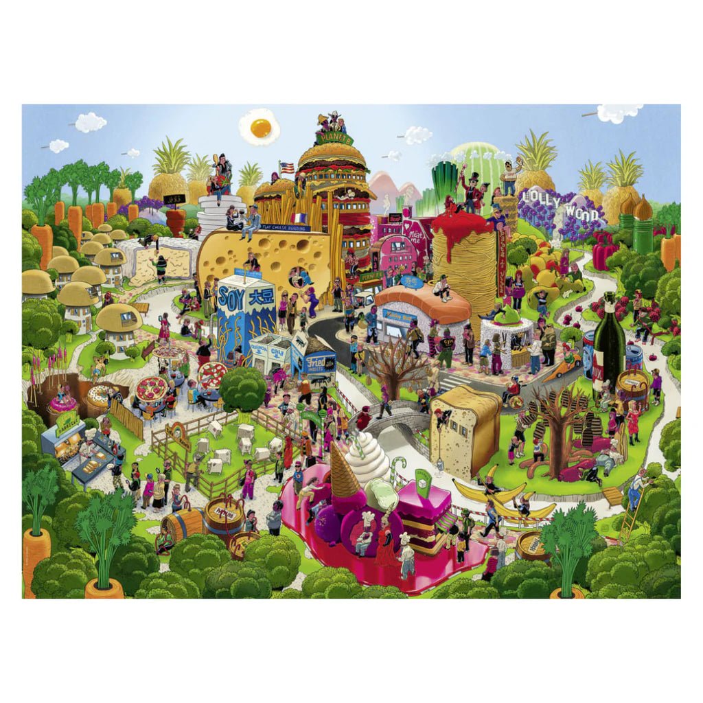 Heye: Sugar Hills 1500pc cartoon puzzle (Uli Oesterle) - Timeless Toys