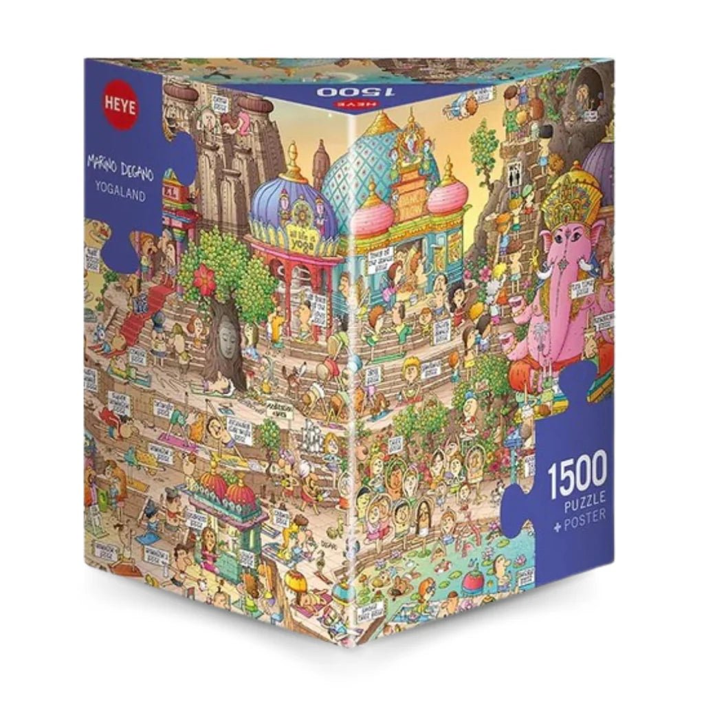 Heye: Yogaland 1500pc cartoon puzzle (Marino Degano) - Timeless Toys