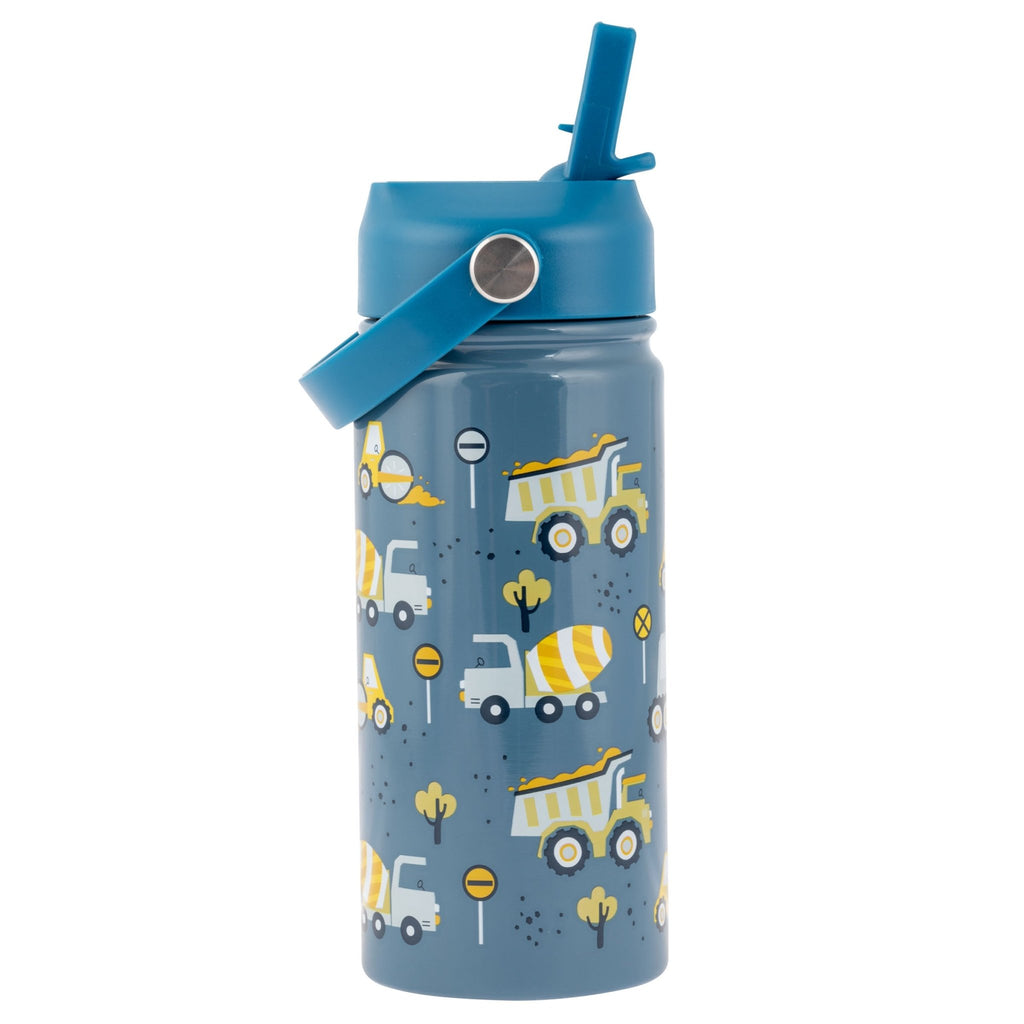 Insulated Stainless Steel Water Bottle with carry handle by Stephen Joseph - Timeless Toys