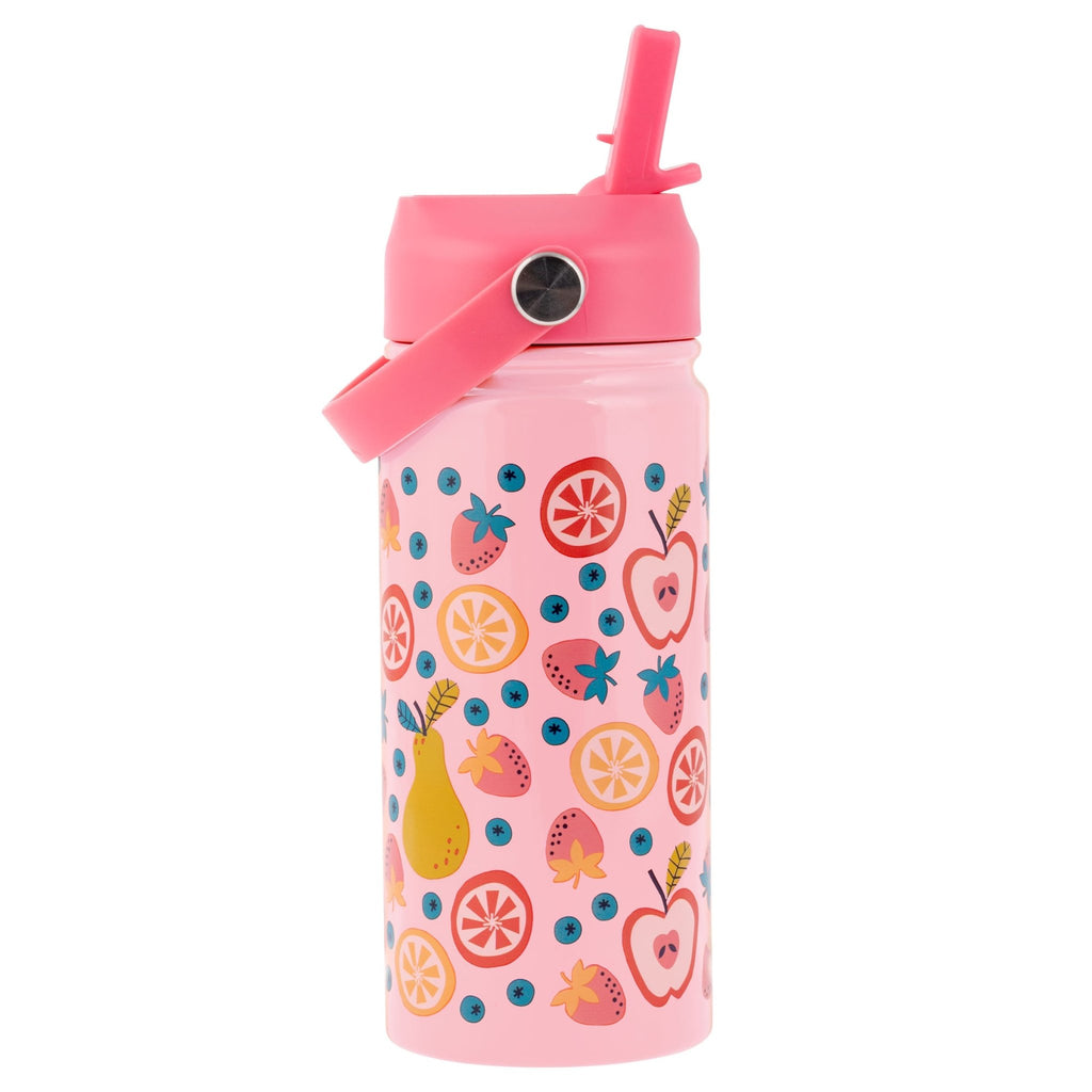 Insulated Stainless Steel Water Bottle with carry handle by Stephen Joseph - Timeless Toys