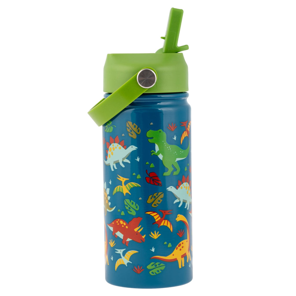 Insulated Stainless Steel Water Bottle with carry handle by Stephen Joseph - Timeless Toys