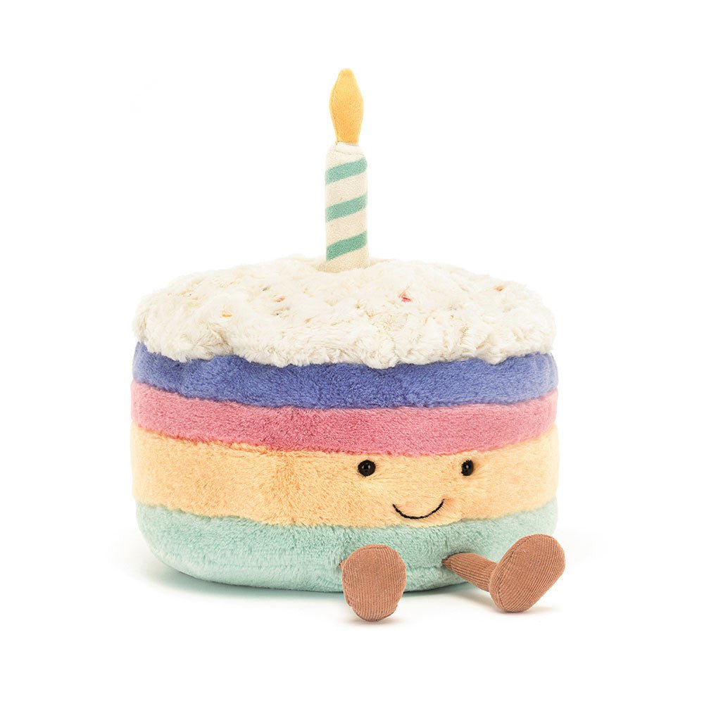 Jellycat Amuseables - Rainbow Birthday Cake - Timeless Toys