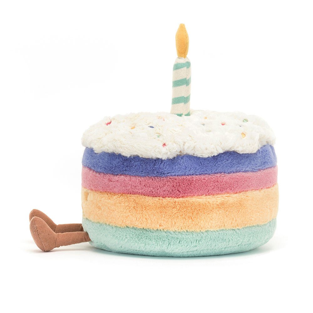 Jellycat Amuseables - Rainbow Birthday Cake - Timeless Toys