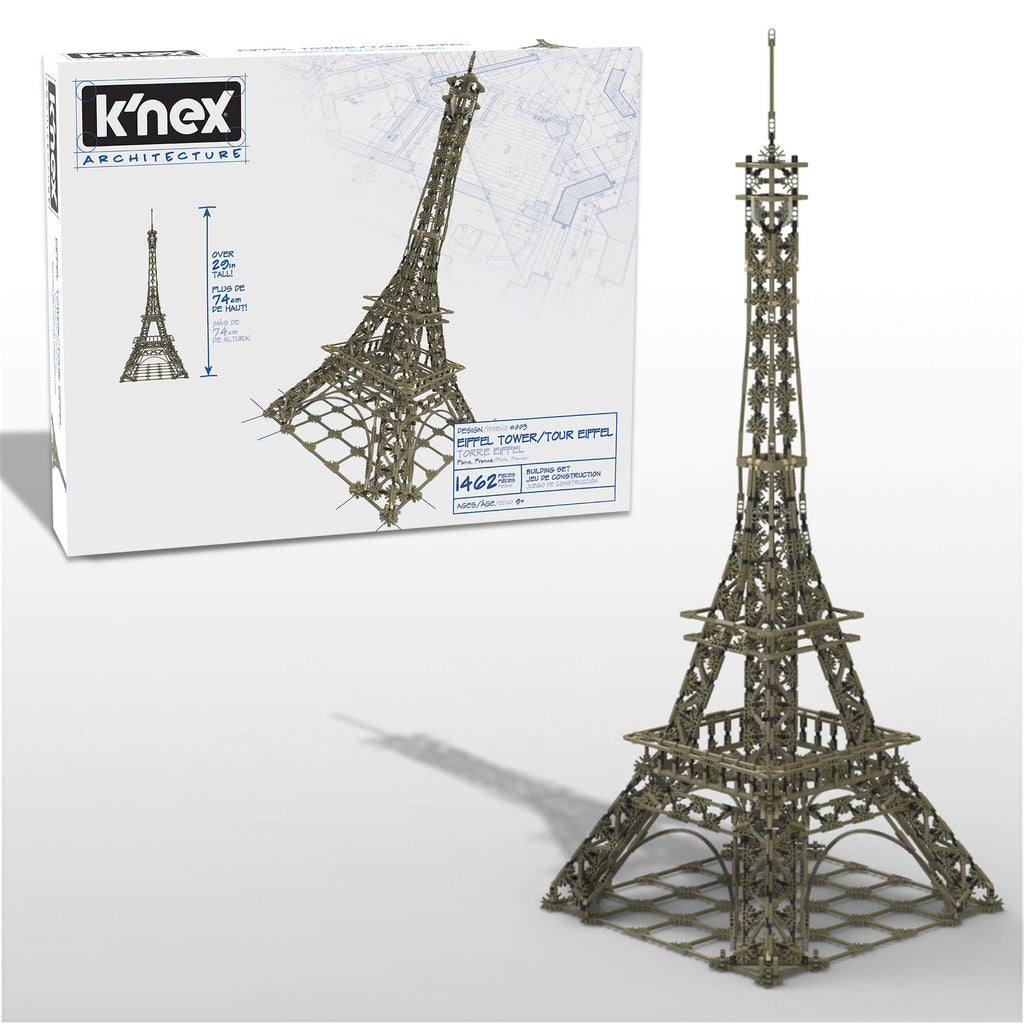 K'nex Architecture - Eiffel Tower - 1462pcs / 74cm - 9yrs+ - Timeless Toys