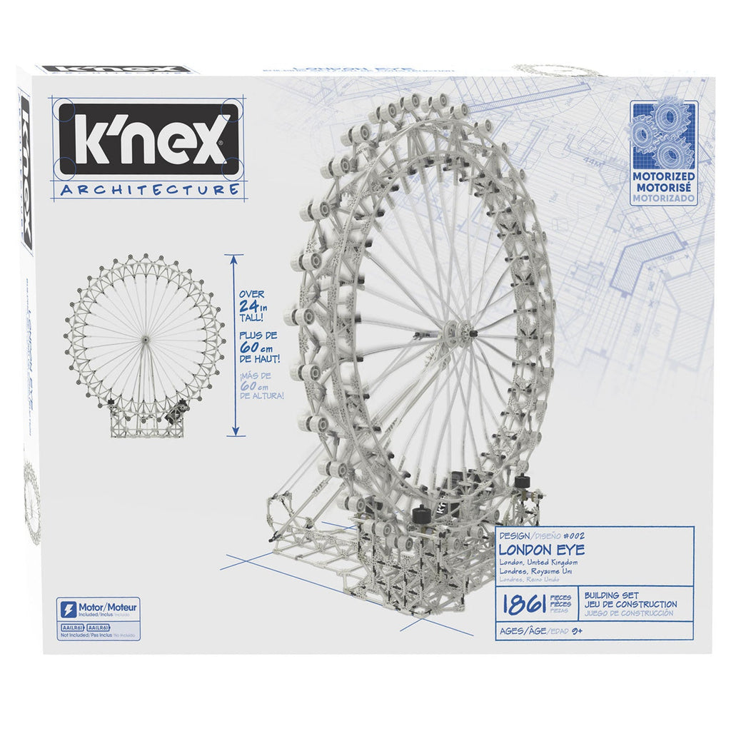 K'Nex Architecture - London Eye - 1861pcs / 60cm high - 9yrs+ - Timeless Toys