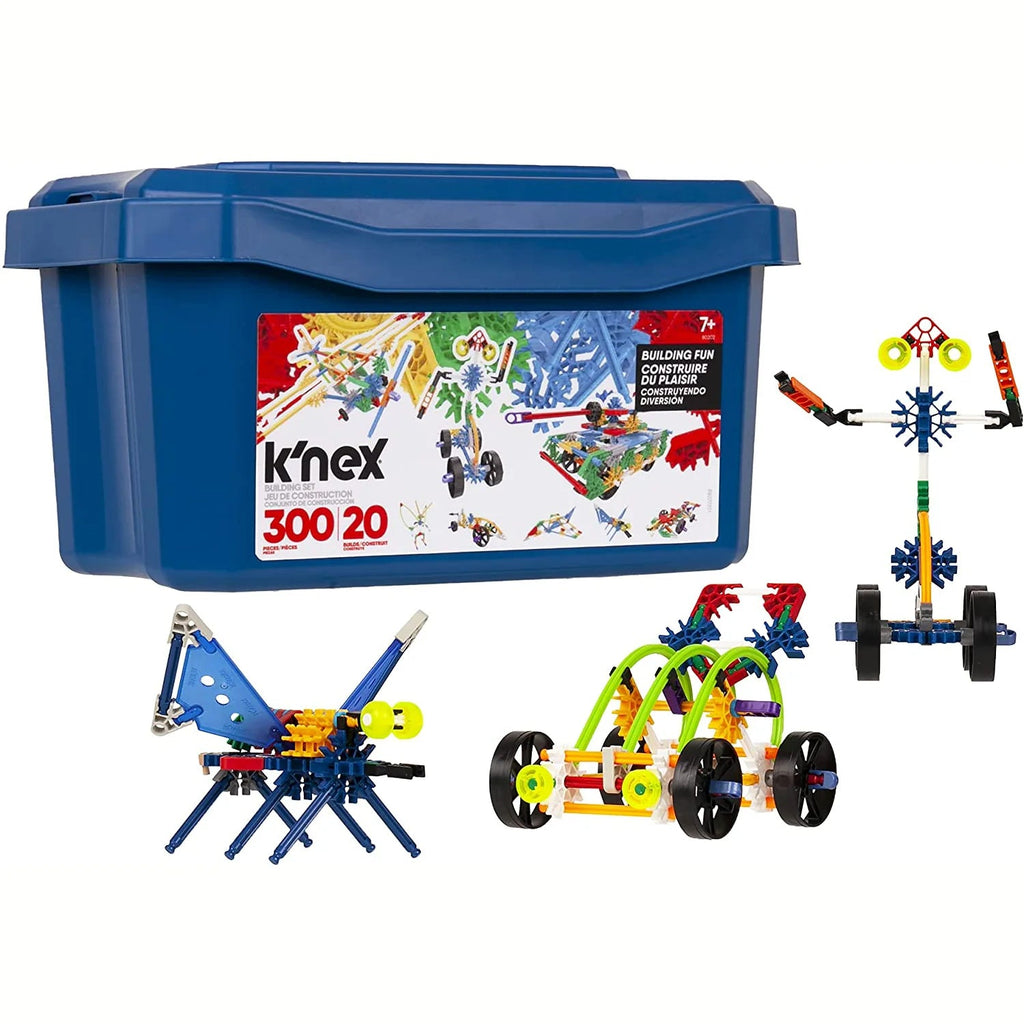 K'nex Building Fun Tub - 300pcs - 7yrs+ - Timeless Toys