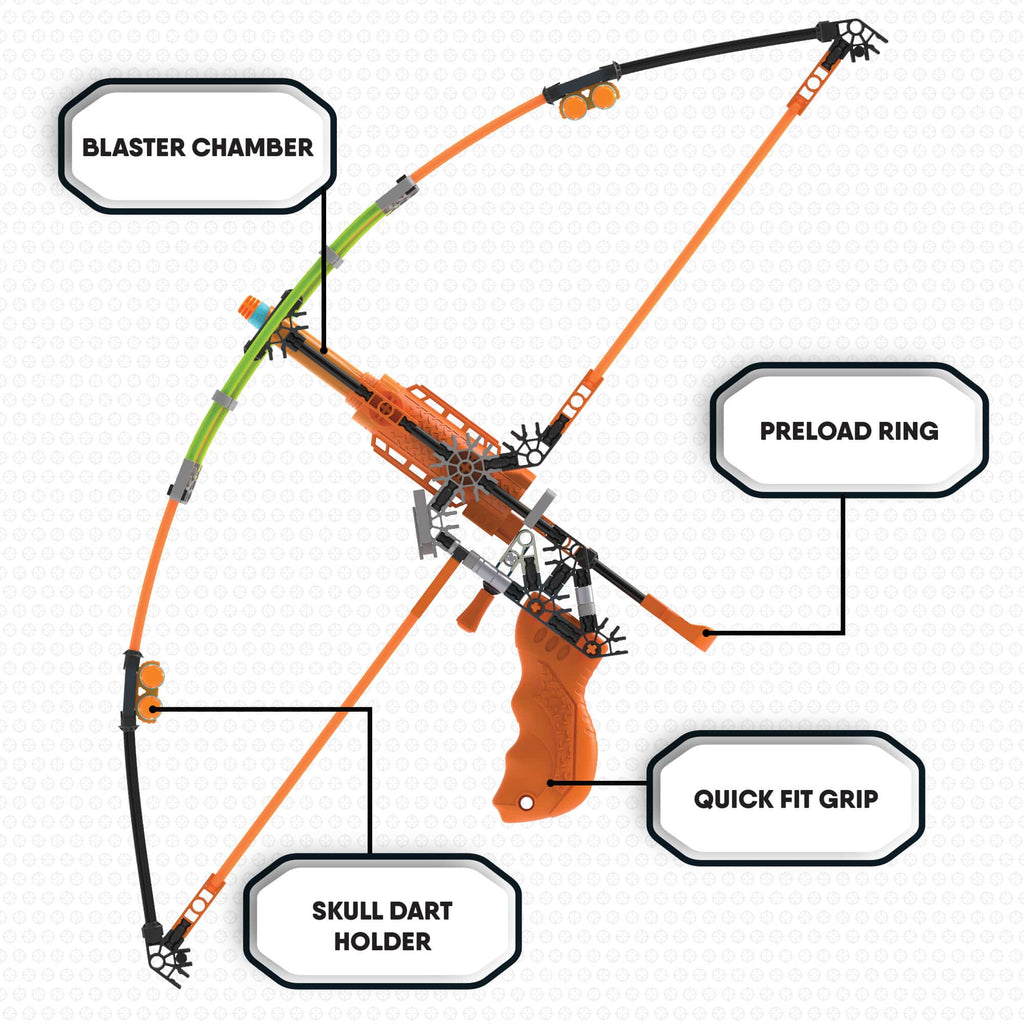 K'nex Cyber X: Battle Bow Build & Blast Set - 165pc / 4 models - 8yrs+ - Timeless Toys