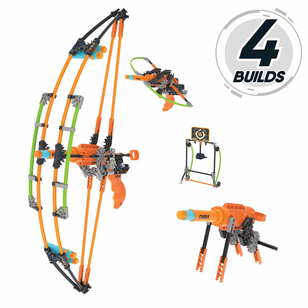 K'nex Cyber X: Battle Bow Build & Blast Set - 165pc / 4 models - 8yrs+ - Timeless Toys