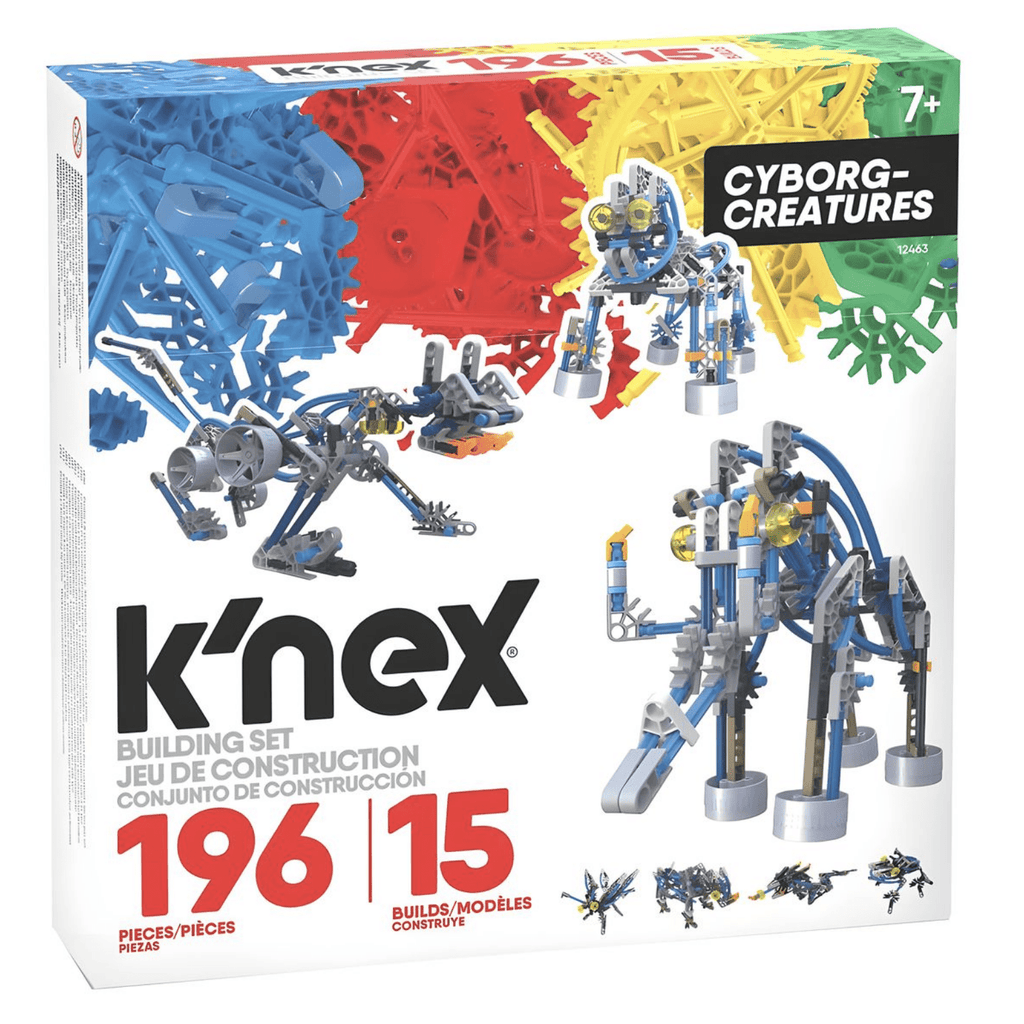 K'nex Cyborg Creatures Building Set - 196pc / 15 builds - 7yrs+ - Timeless Toys