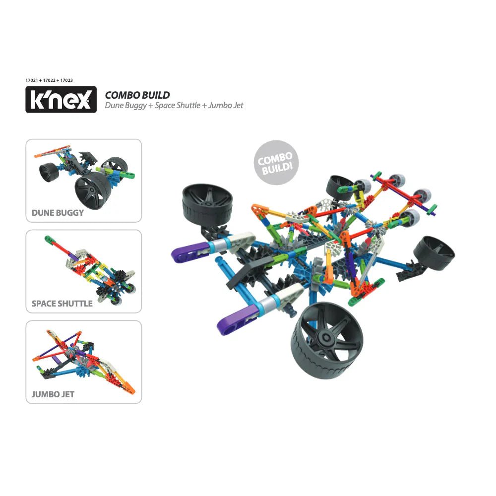 K'nex - Dune Buggy Starter Vehicle Set - 40 pieces / 2 models - 5yrs+ - Timeless Toys