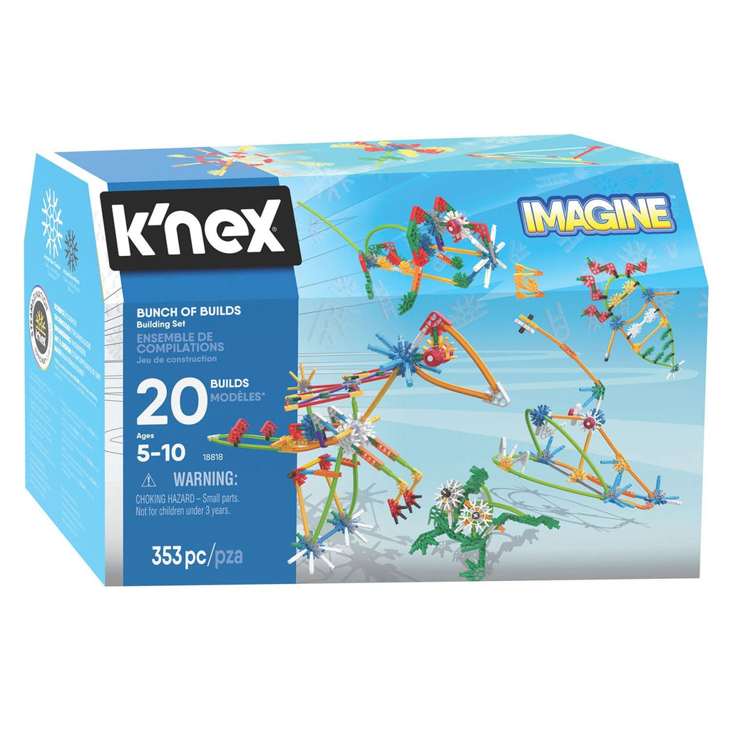 K'nex Imagine: Bunch of Builds Building Set - 353pcs - 5yrs+ - Timeless Toys