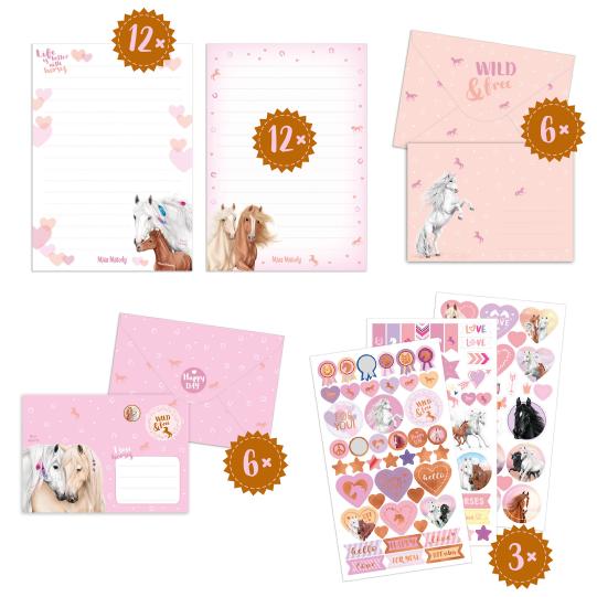 Top Model Miss Melody Letter Set with Stickers - Sundown - 5yrs+