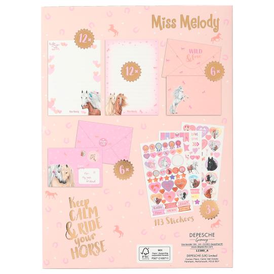 Top Model Miss Melody Letter Set with Stickers - Sundown - 5yrs+