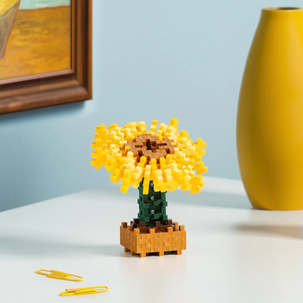 Plus - Plus Inspired - Van Gogh - Sunflowers - 350pcs (7yrs+) - Timeless Toys