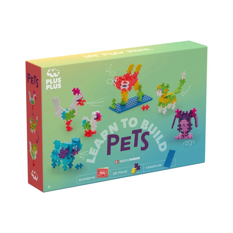 Plus - Plus - Learn to Build Pets - 250pcs - 5yrs+ - Timeless Toys