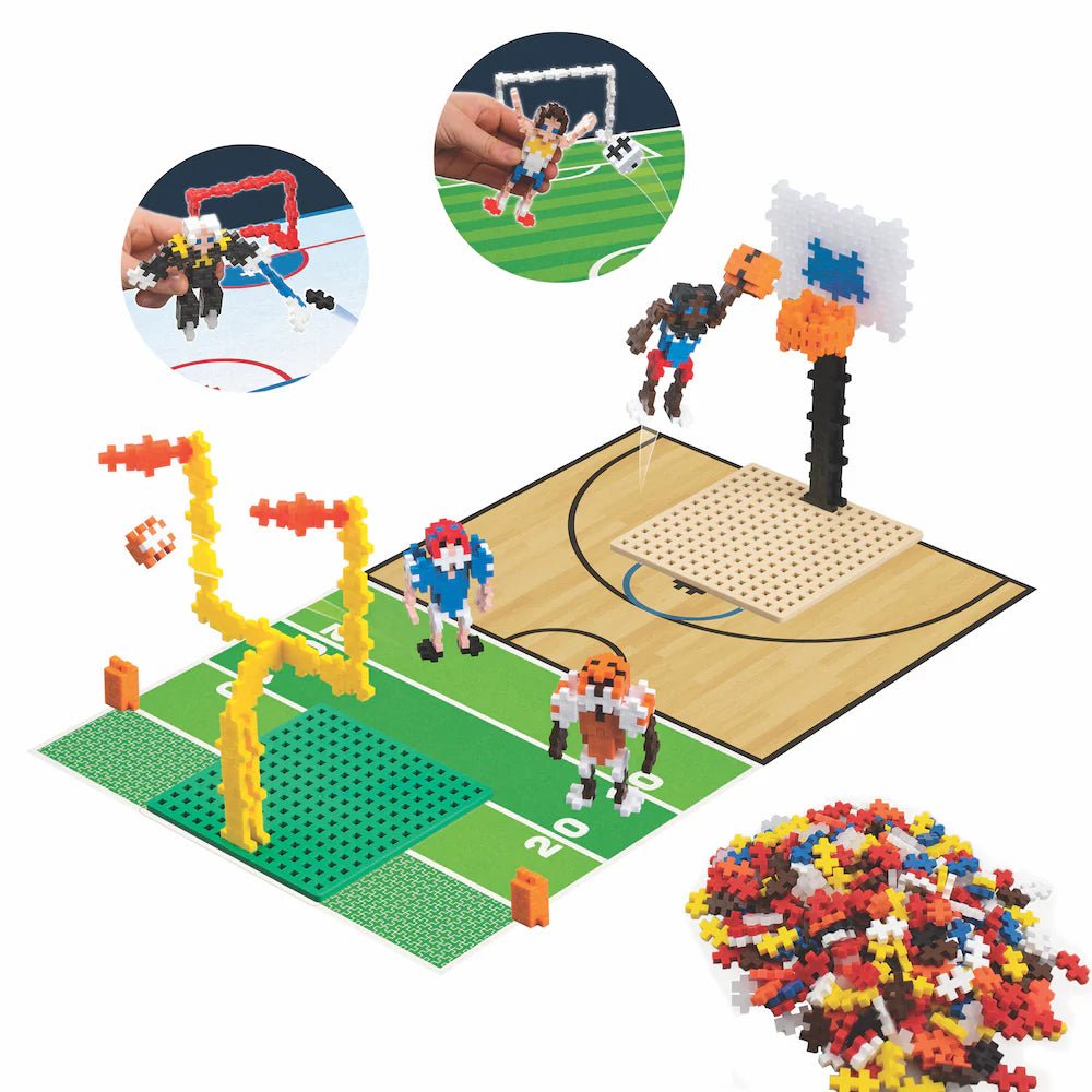 Plus Plus Learn to Build Sports - 600pcs - 5yrs+ - Timeless Toys