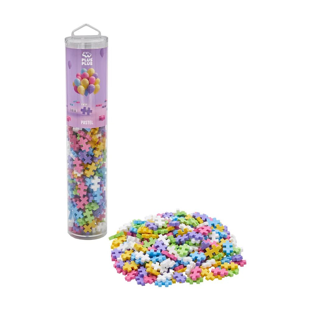 Plus - Plus Pastel Mix - 240pcs Tube - 5yrs+ - Timeless Toys