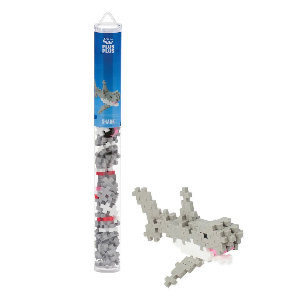 Plus - Plus Tube: Shark - 100pcs - 5yrs+ - Timeless Toys