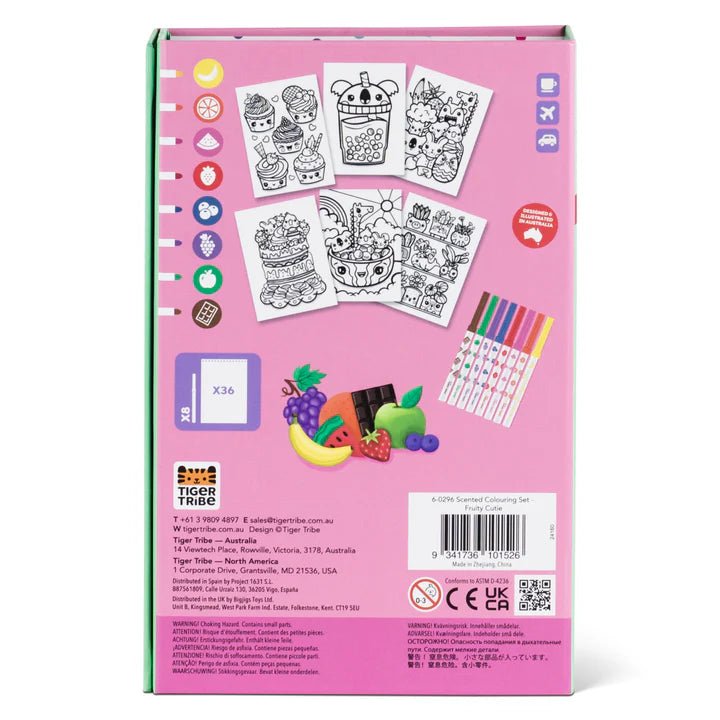 Scented Colouring - Fruity Cutie by Tiger Tribe - Timeless Toys