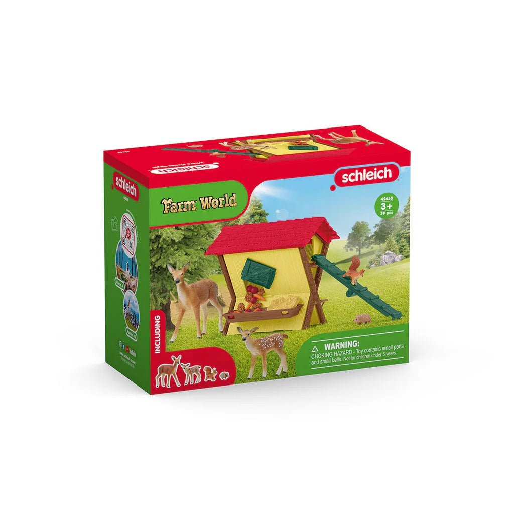 Schleich Farm World - Feeding the Forest Animals Play Set - Timeless Toys