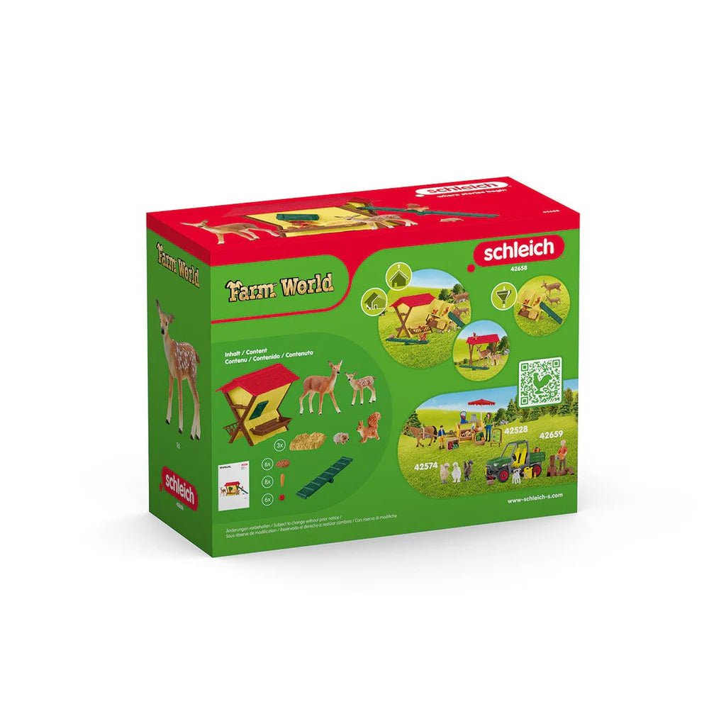 Schleich Farm World - Feeding the Forest Animals Play Set - Timeless Toys